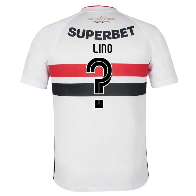 Danxen Kid Guilherme Lino #0 White Red Black Home Jersey 2026/27 T-Shirt