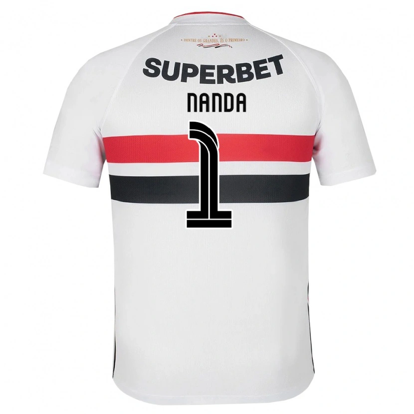 Danxen Kid Nanda #1 White Red Black Home Jersey 2026/27 T-Shirt