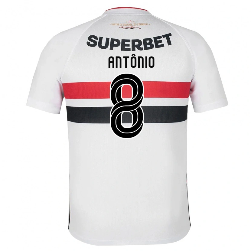 Danxen Kid Marcos Antônio #8 White Red Black Home Jersey 2026/27 T-Shirt