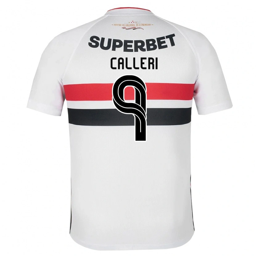 Danxen Kid Jonathan Calleri #9 White Red Black Home Jersey 2026/27 T-Shirt
