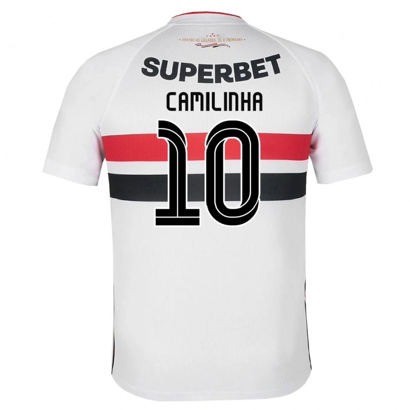 Danxen Kid Camilinha #10 White Red Black Home Jersey 2026/27 T-Shirt
