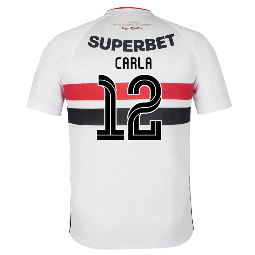 Danxen Kid Carla Maria Da Silva #12 White Red Black Home Jersey 2026/27 T-Shirt
