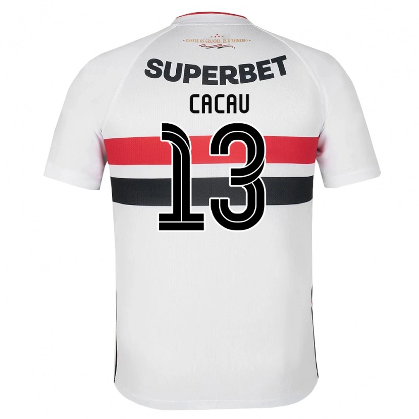 Danxen Kid Cacau #13 White Red Black Home Jersey 2026/27 T-Shirt