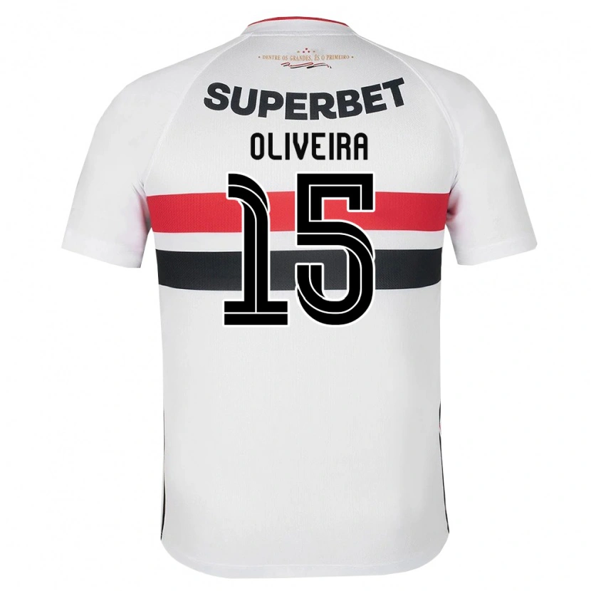 Danxen Kid Felipe Oliveira #15 White Red Black Home Jersey 2026/27 T-Shirt