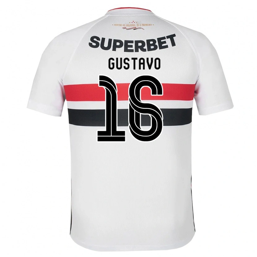 Danxen Kid Luiz Gustavo #16 White Red Black Home Jersey 2026/27 T-Shirt