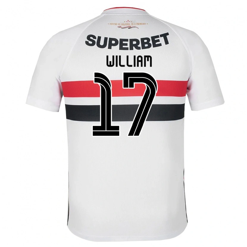 Danxen Kid William #17 White Red Black Home Jersey 2026/27 T-Shirt