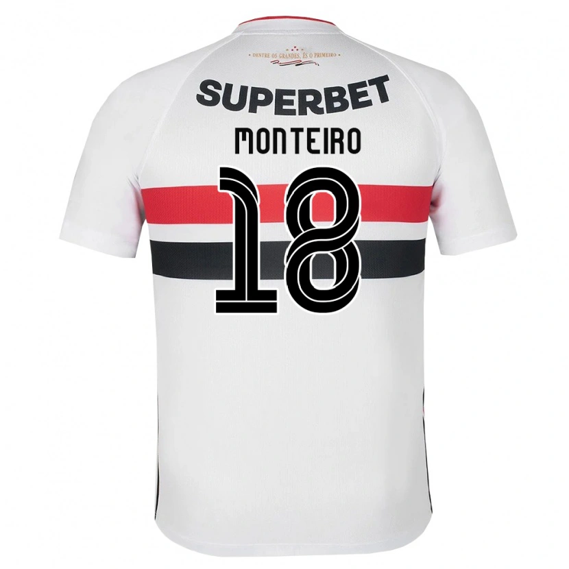 Danxen Kid Samuel Monteiro #18 White Red Black Home Jersey 2026/27 T-Shirt