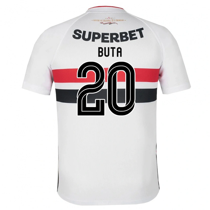 Danxen Kid Aurélio Buta #20 White Red Black Home Jersey 2026/27 T-Shirt