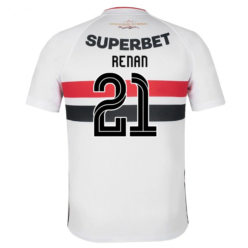 Danxen Kid Renan La Salvia Zangelmi #21 White Red Black Home Jersey 2026/27 T-Shirt