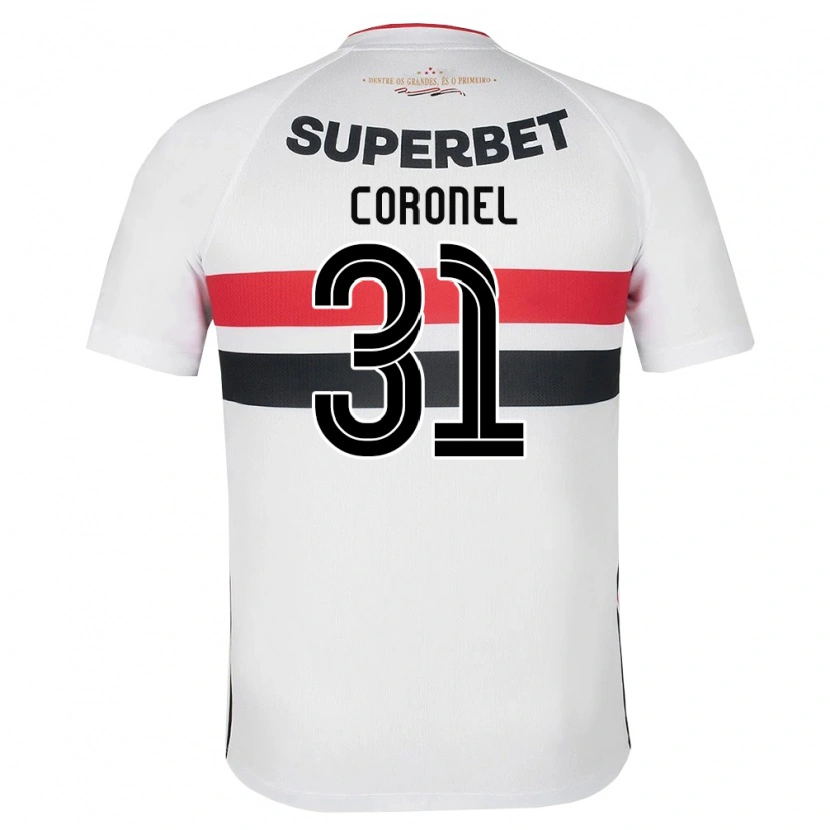Danxen Kid Carlos Coronel #31 White Red Black Home Jersey 2026/27 T-Shirt