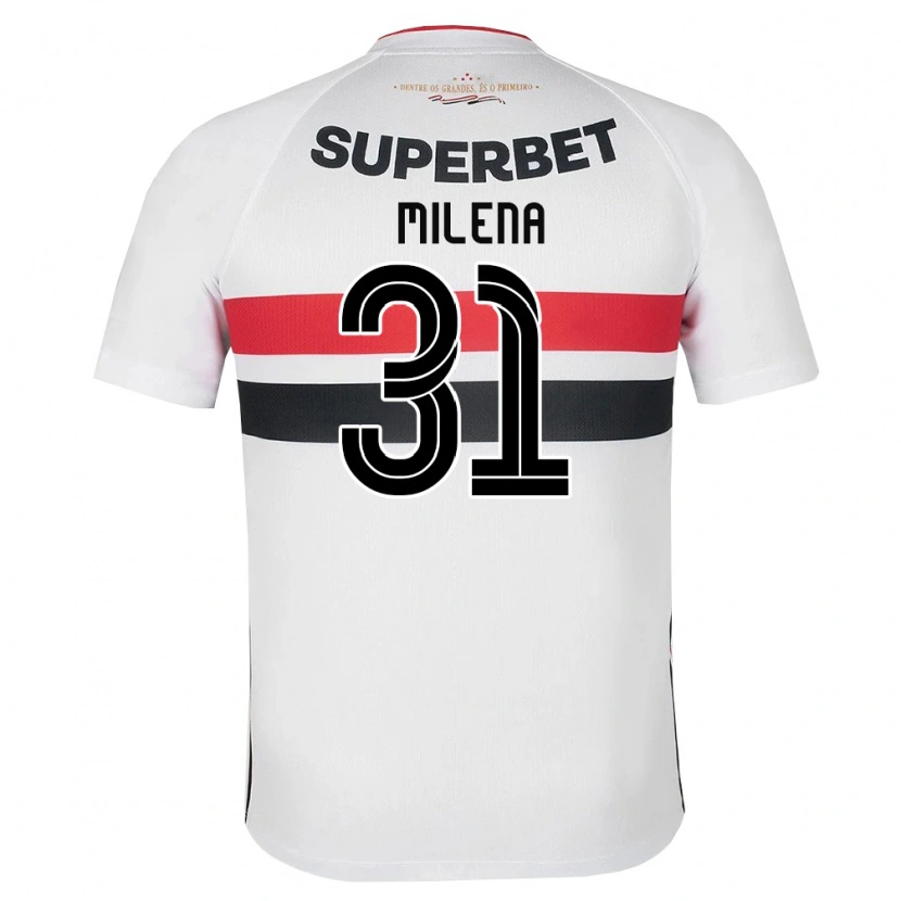 Danxen Kid Milena #31 White Red Black Home Jersey 2026/27 T-Shirt
