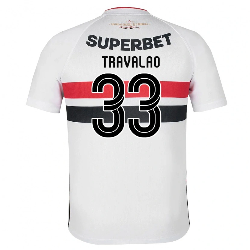 Danxen Kid Rafa Travalão #33 White Red Black Home Jersey 2026/27 T-Shirt