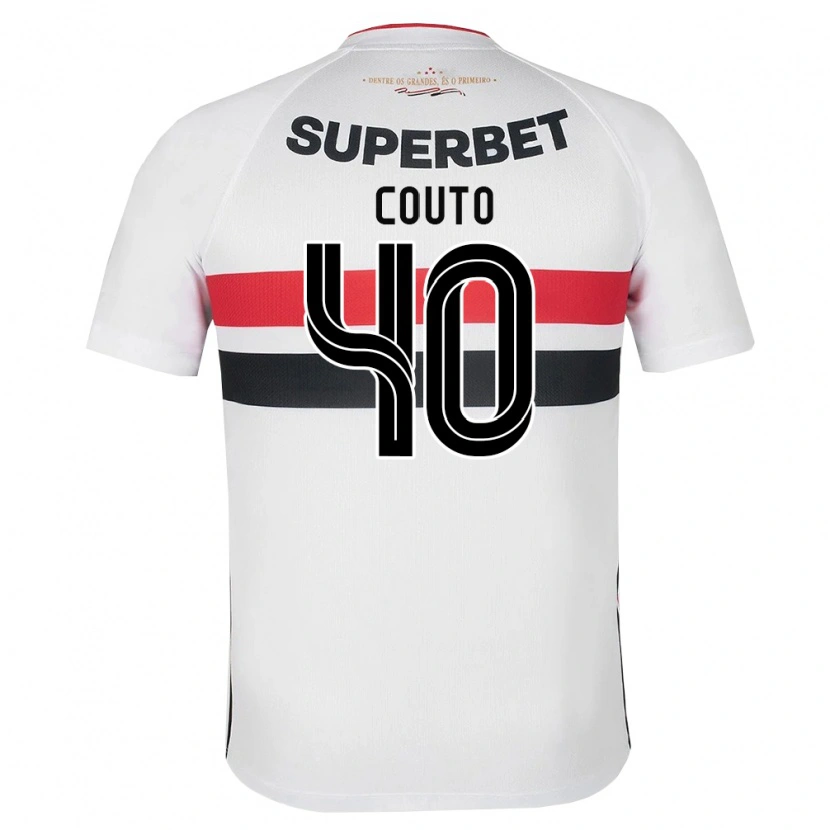 Danxen Kid Thiago Couto #40 White Red Black Home Jersey 2026/27 T-Shirt