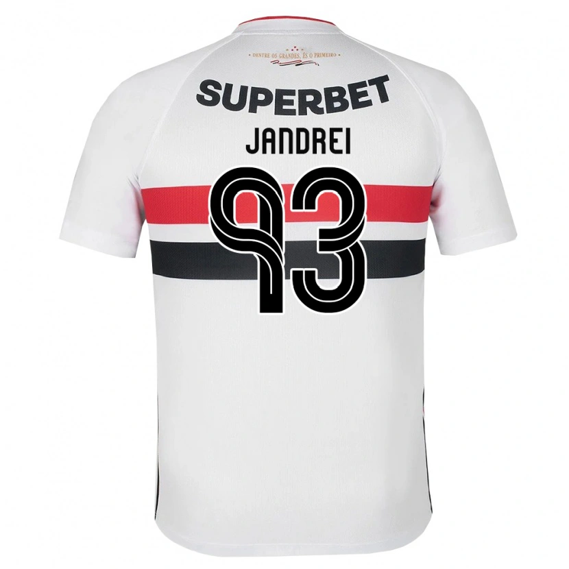 Danxen Kid Jandrei #93 White Red Black Home Jersey 2026/27 T-Shirt