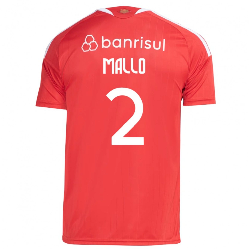 Danxen Kid Hugo Mallo #2 Red White Home Jersey 2026/27 T-Shirt