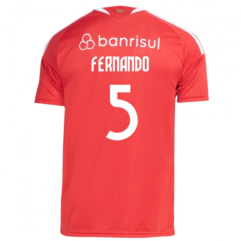Danxen Kid Fernando #5 Red White Home Jersey 2026/27 T-Shirt