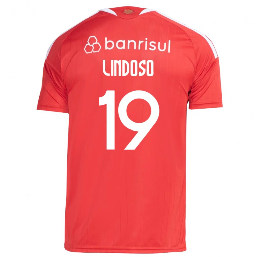 Danxen Kid Rodrigo Lindoso #19 Red White Home Jersey 2026/27 T-Shirt