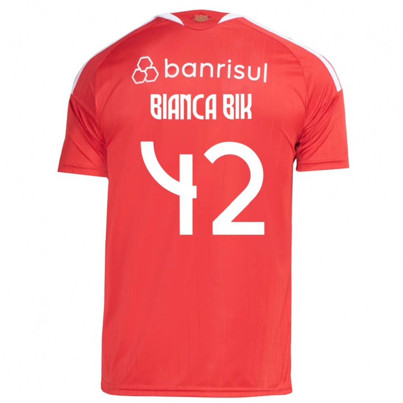 Danxen Kid Bianca Bik #42 Red White Home Jersey 2026/27 T-Shirt