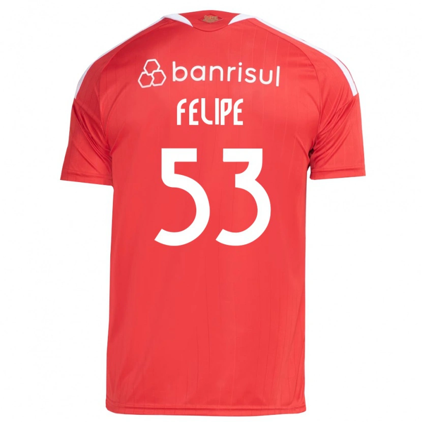 Danxen Kid Luiz Felipe #53 Red White Home Jersey 2026/27 T-Shirt