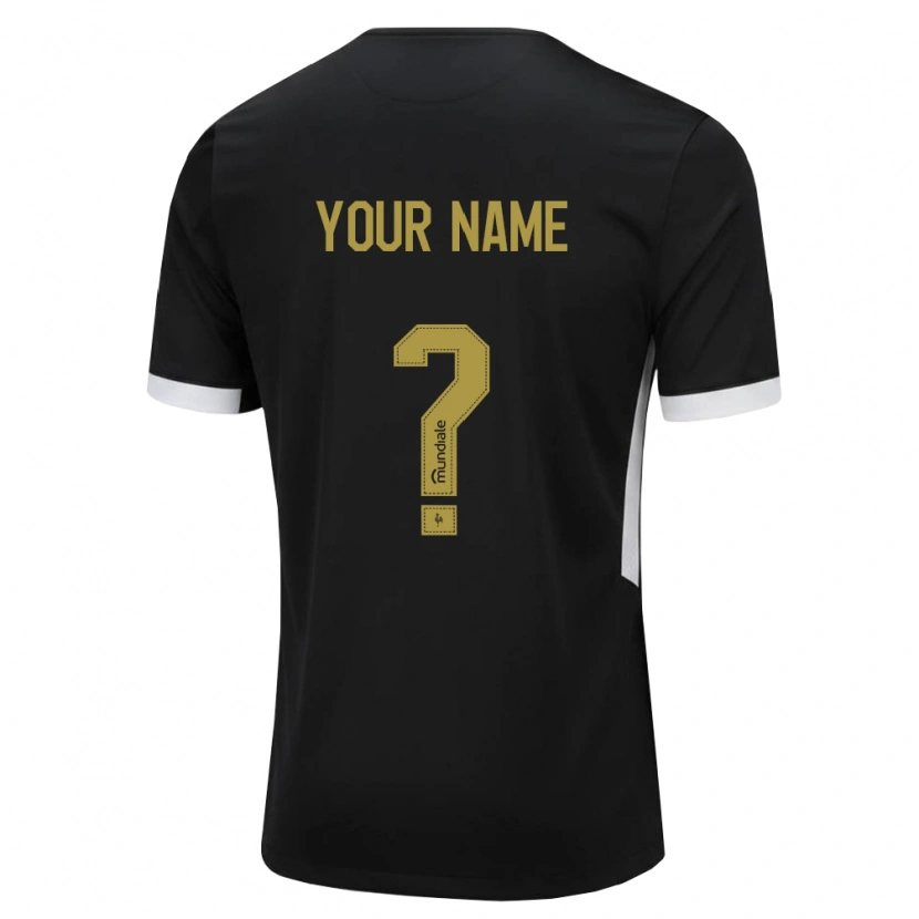 Danxen Kid Your Name #0 Black White Yellow Home Jersey 2026/27 T-Shirt