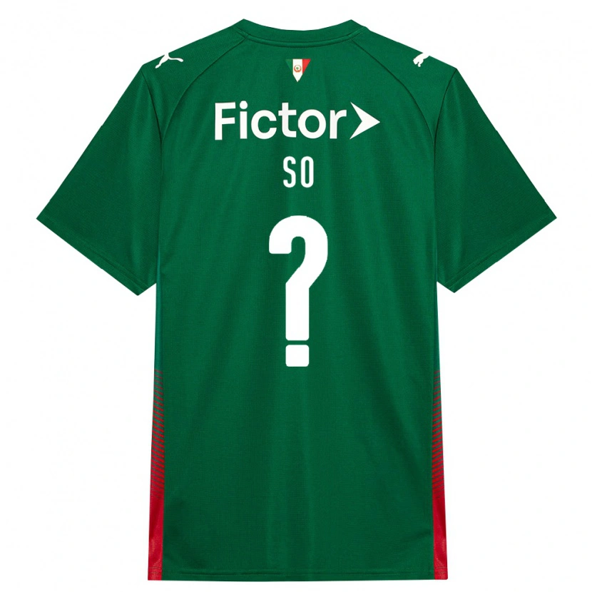 Danxen Kid Fábio Só #0 Green Red White Home Jersey 2026/27 T-Shirt