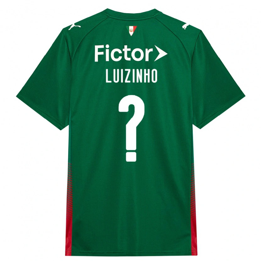 Danxen Kid Luizinho #0 Green Red White Home Jersey 2026/27 T-Shirt