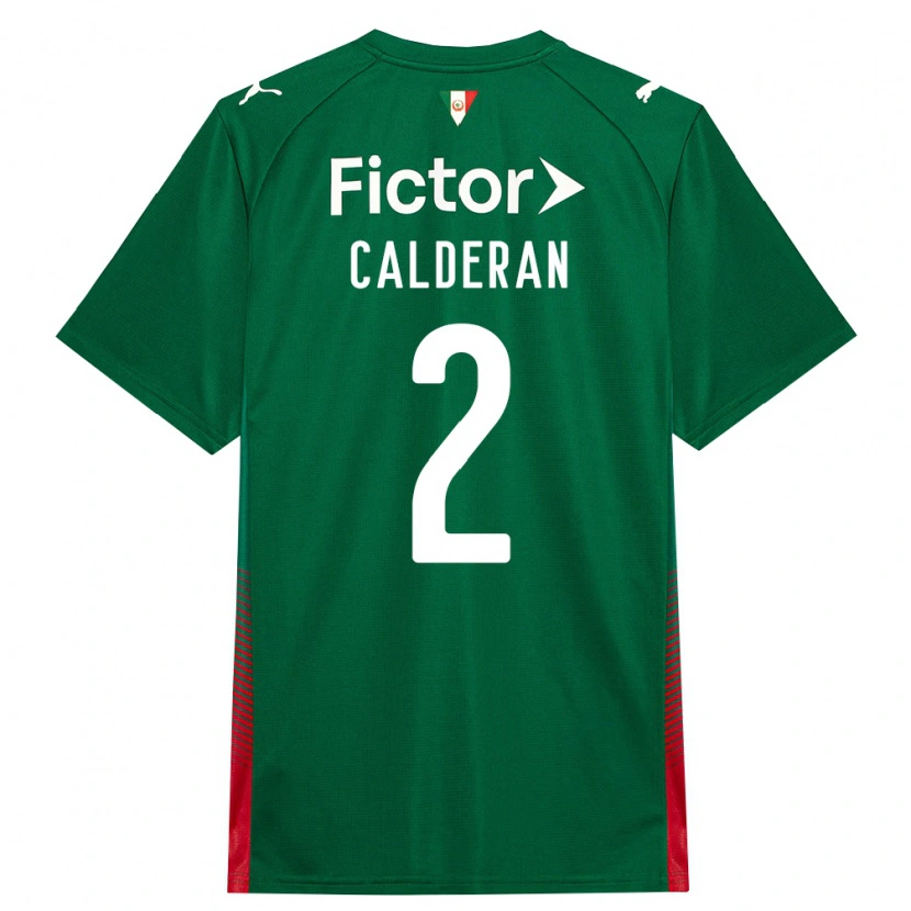 Danxen Kid Bruna Calderan #2 Green Red White Home Jersey 2026/27 T-Shirt