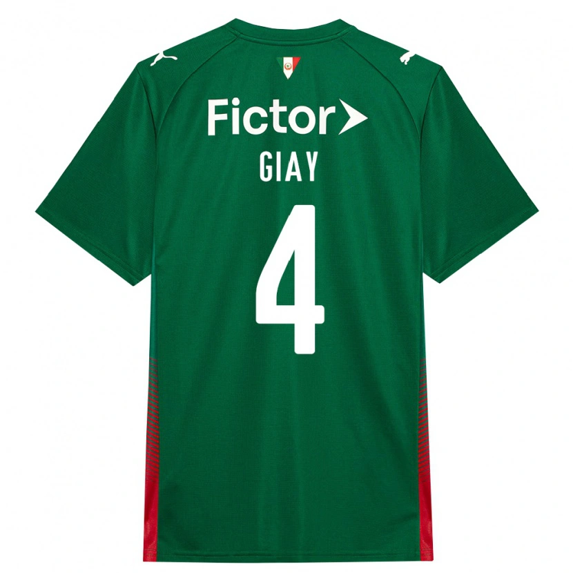 Danxen Kid Agustín Giay #4 Green Red White Home Jersey 2026/27 T-Shirt