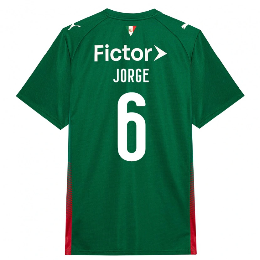 Danxen Kid Jorge #6 Green Red White Home Jersey 2026/27 T-Shirt