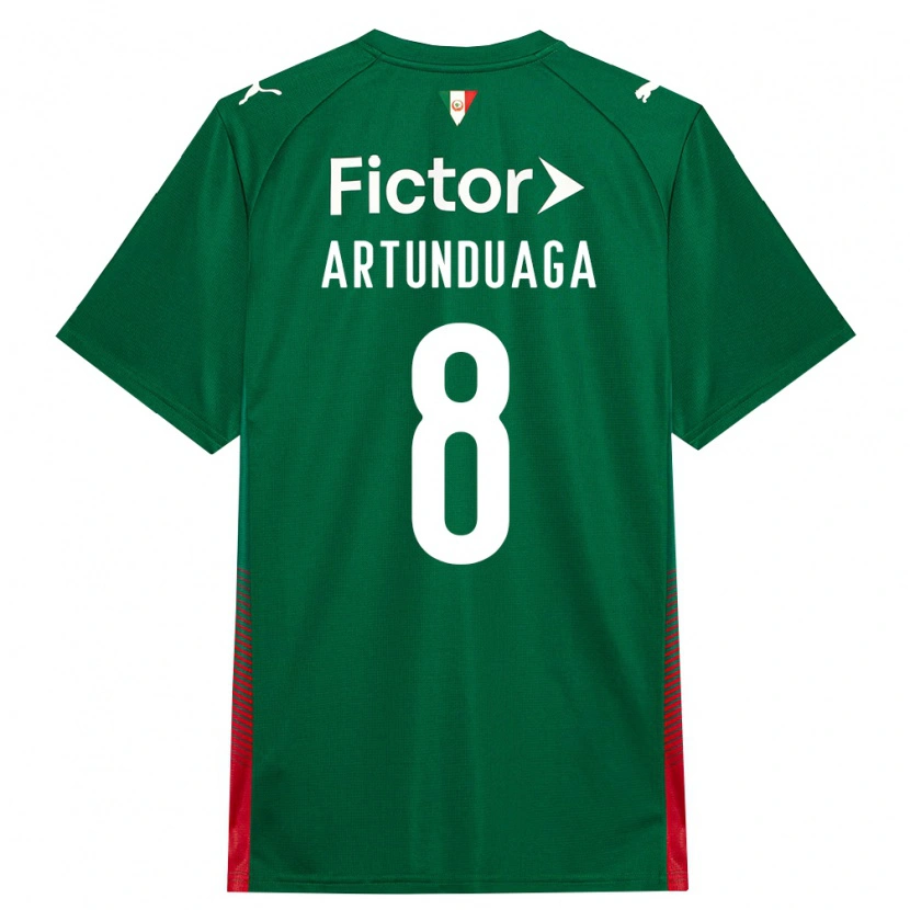 Danxen Kid Grover Artunduaga #8 Green Red White Home Jersey 2026/27 T-Shirt