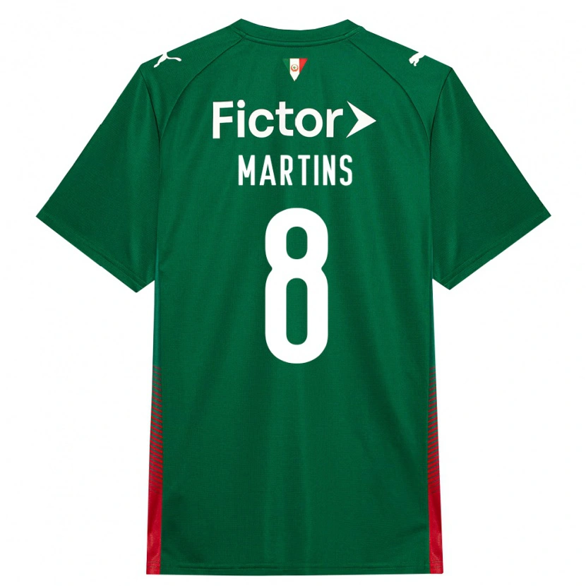 Danxen Kid Diany Martins #8 Green Red White Home Jersey 2026/27 T-Shirt