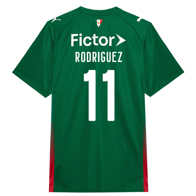Danxen Kid Yamila Rodriguez #11 Green Red White Home Jersey 2026/27 T-Shirt