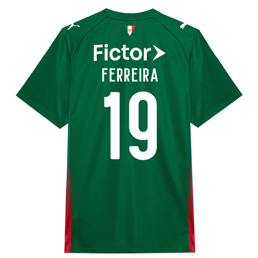 Danxen Kid Letícia Ferreira #19 Green Red White Home Jersey 2026/27 T-Shirt
