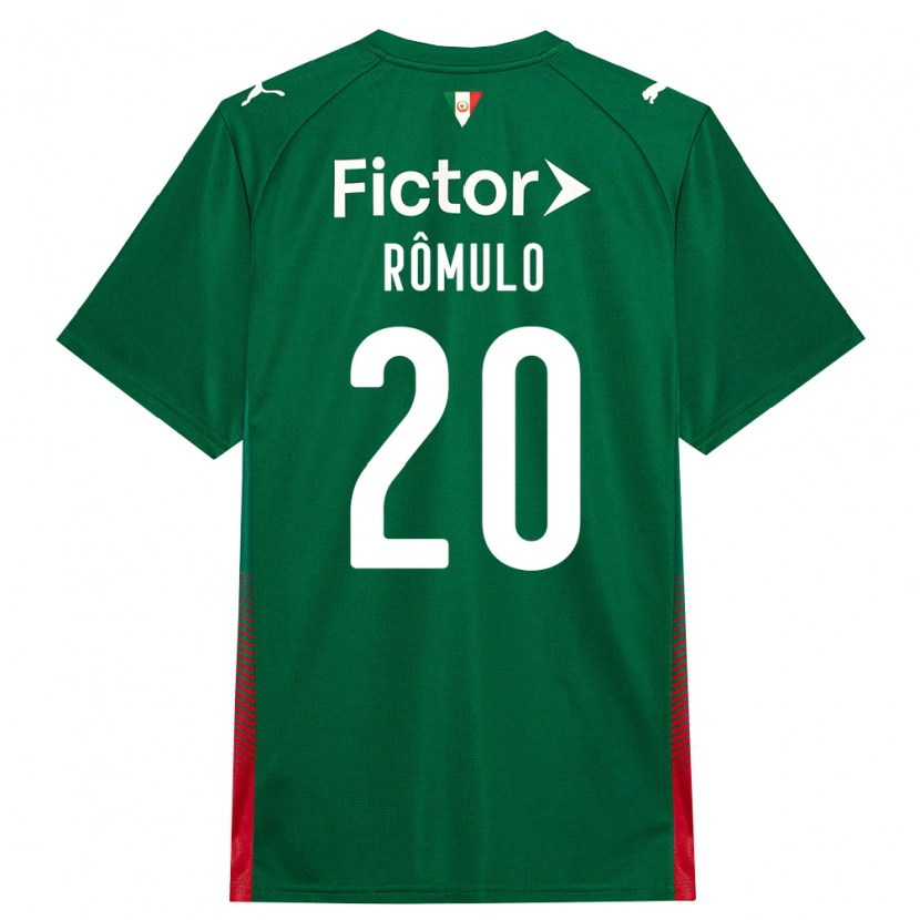 Danxen Kid Rômulo #20 Green Red White Home Jersey 2026/27 T-Shirt