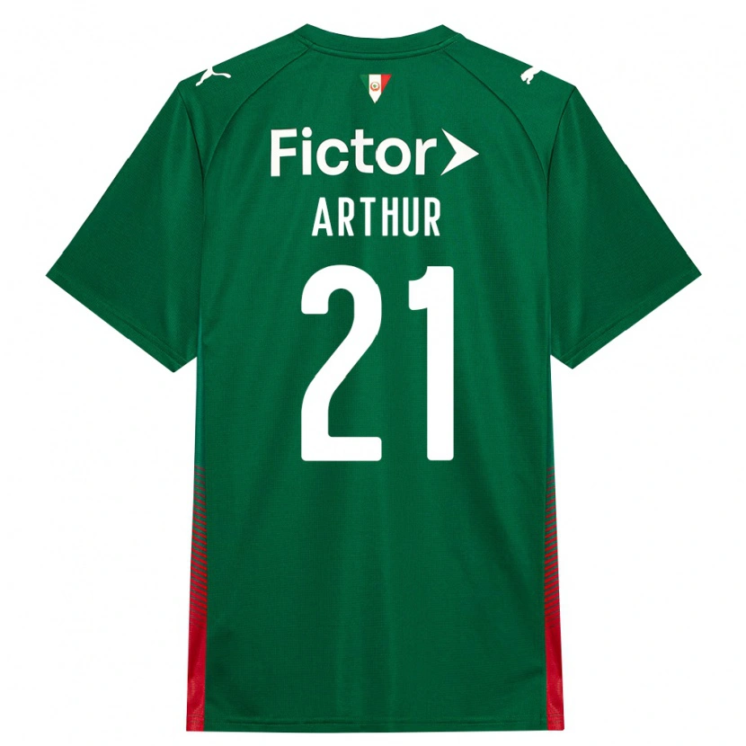 Danxen Kid Luis Arthur #21 Green Red White Home Jersey 2026/27 T-Shirt