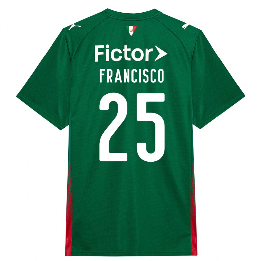 Danxen Kid Juan Francisco #25 Green Red White Home Jersey 2026/27 T-Shirt