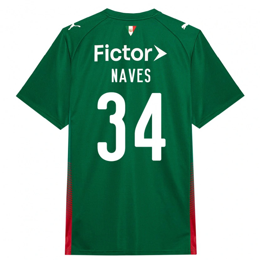 Danxen Kid Naves #34 Green Red White Home Jersey 2026/27 T-Shirt