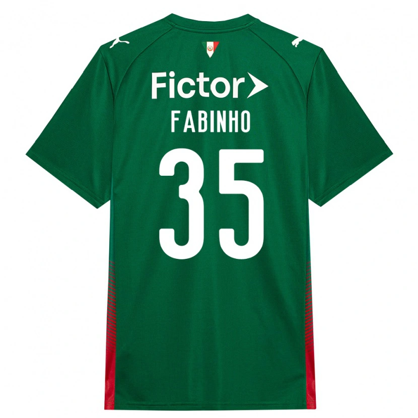 Danxen Kid Fabinho #35 Green Red White Home Jersey 2026/27 T-Shirt