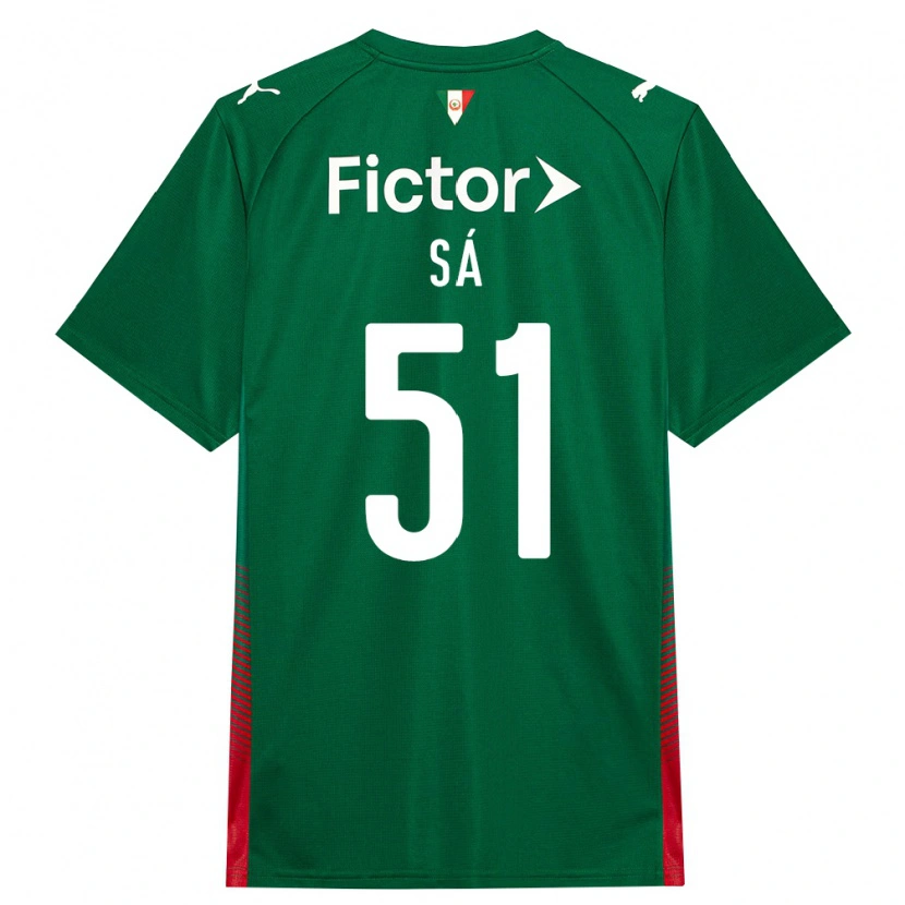 Danxen Kid Luiz Sá #51 Green Red White Home Jersey 2026/27 T-Shirt
