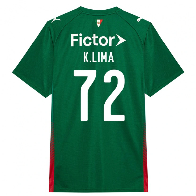 Danxen Kid Kauan Lima #72 Green Red White Home Jersey 2026/27 T-Shirt