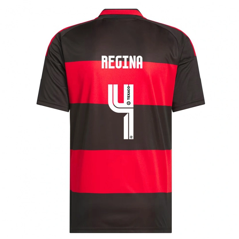 Danxen Kid Thaís Regina #4 Red Black White Home Jersey 2026/27 T-Shirt