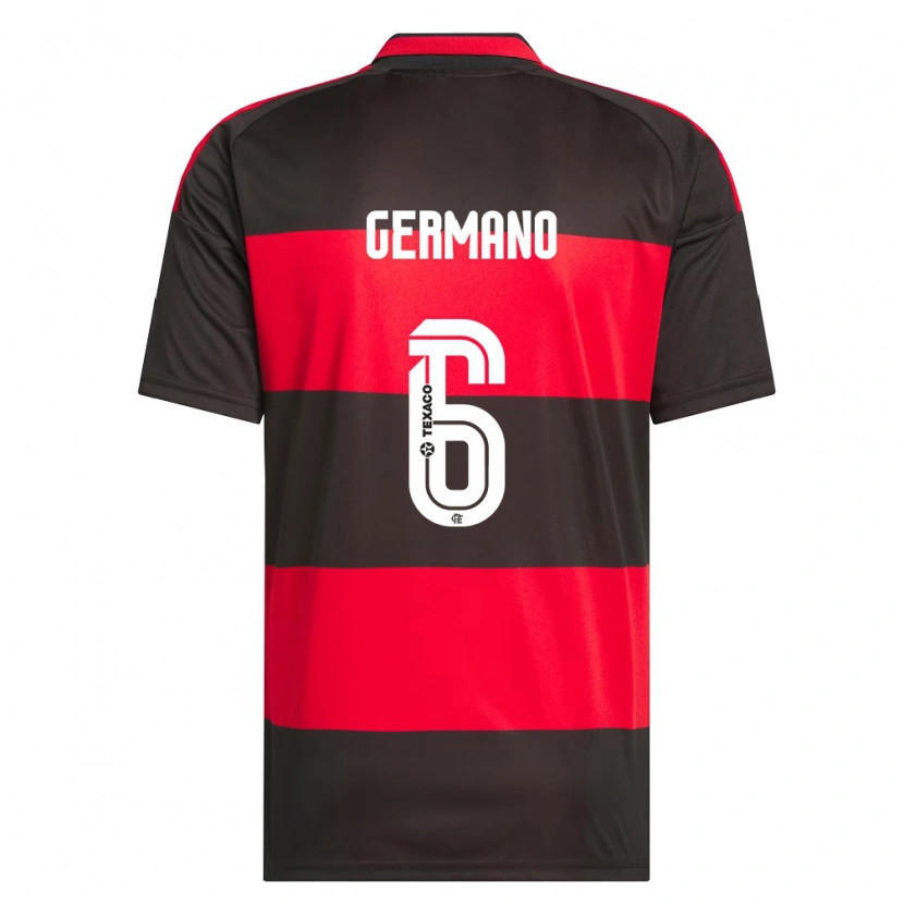 Danxen Kid Antônio Germano Da Silva Neto #6 Red Black White Home Jersey 2026/27 T-Shirt