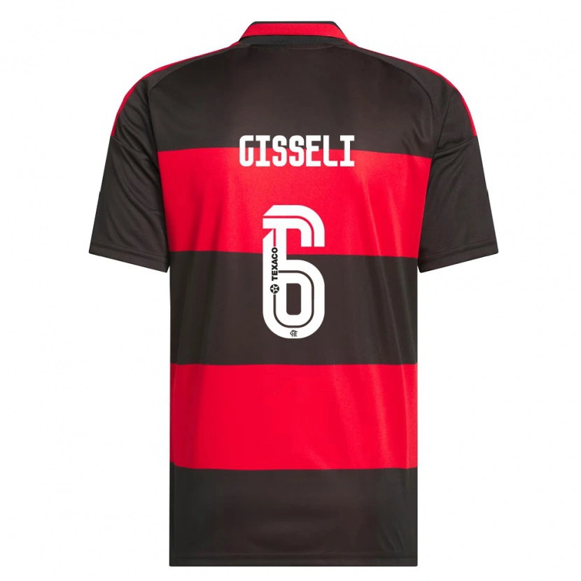 Danxen Kid Gisseli #6 Red Black White Home Jersey 2026/27 T-Shirt