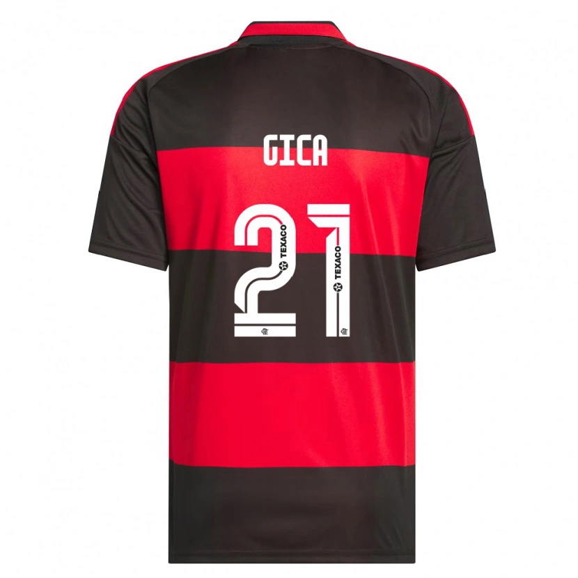 Danxen Kid Gica #21 Red Black White Home Jersey 2026/27 T-Shirt