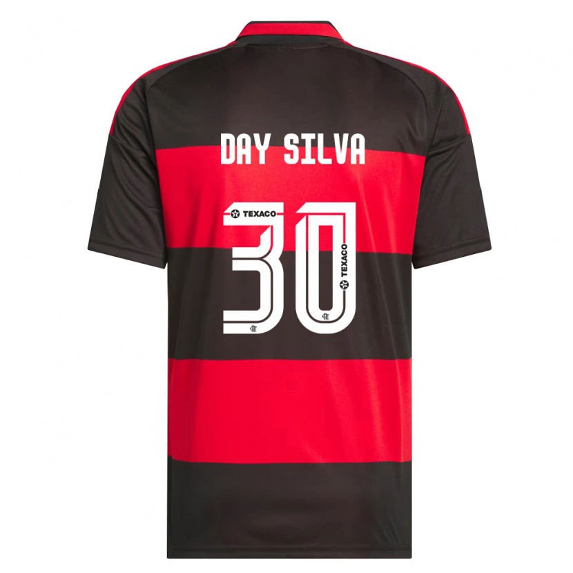 Danxen Kid Day Silva #30 Red Black White Home Jersey 2026/27 T-Shirt