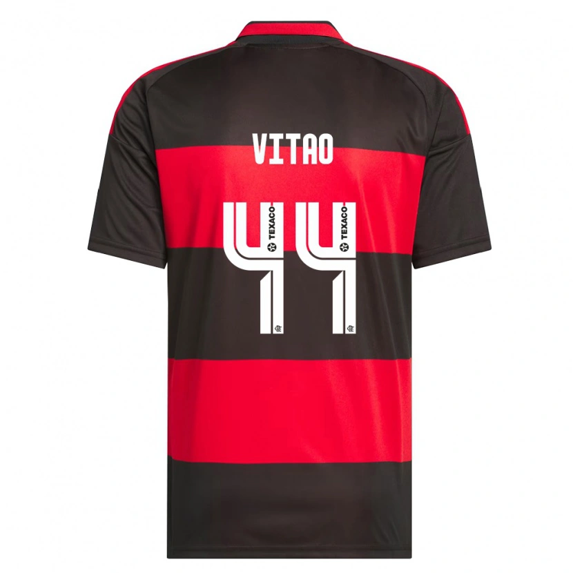 Danxen Kid Vitor Eduardo Da Silva Matos #44 Red Black White Home Jersey 2026/27 T-Shirt