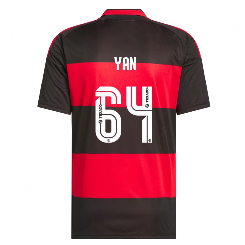 Danxen Kid Wallace Yan #64 Red Black White Home Jersey 2026/27 T-Shirt