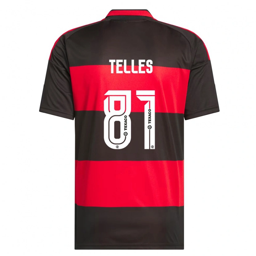 Danxen Kid Douglas Telles #81 Red Black White Home Jersey 2026/27 T-Shirt