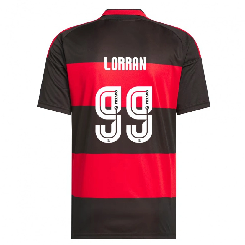 Danxen Kid Lorran Lucas Pereira De Sousa #99 Red Black White Home Jersey 2026/27 T-Shirt
