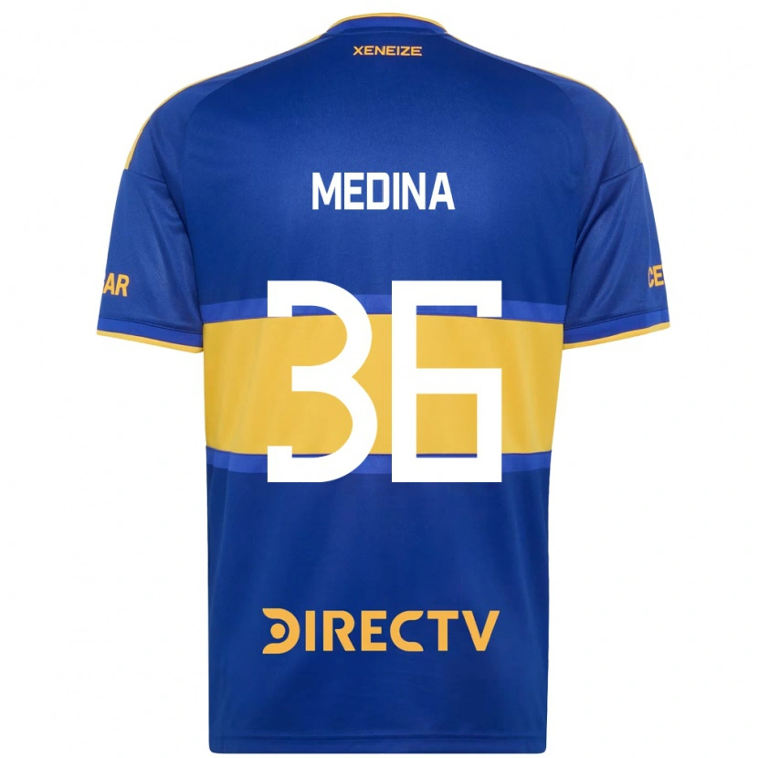 Danxen Kid Cristian Medina #36 Royal Blue Yellow Home Jersey 2026/27 T-Shirt